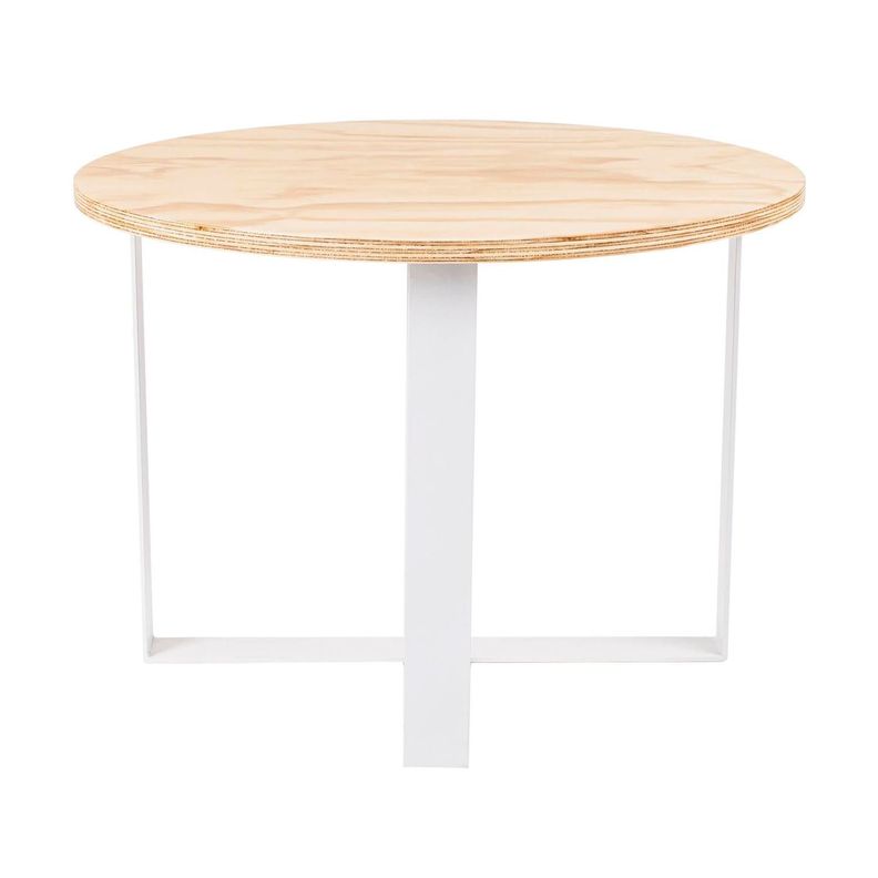 Mesa de centro Redonda|Mima Blanco -1