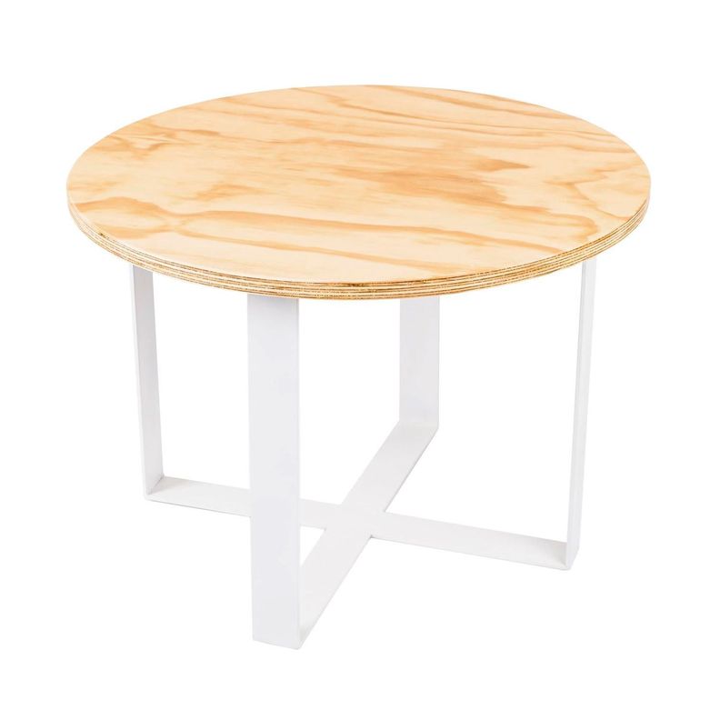 Mesa de centro Redonda|Mima Blanco -2