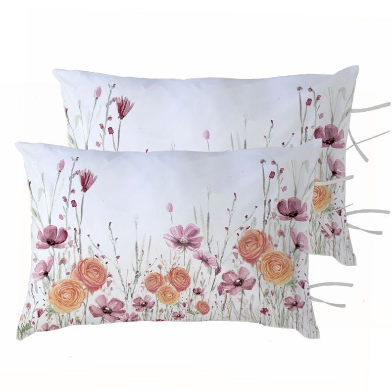 PACK 2 FUNDAS ALMOHADA FLORCITAS BAMBI 50X70-0