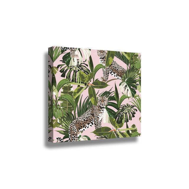 Canvas 60x60 cms Tigres Rosas-0