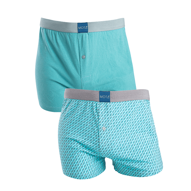 BOXER MEDIO ALGODON PACK 2-0