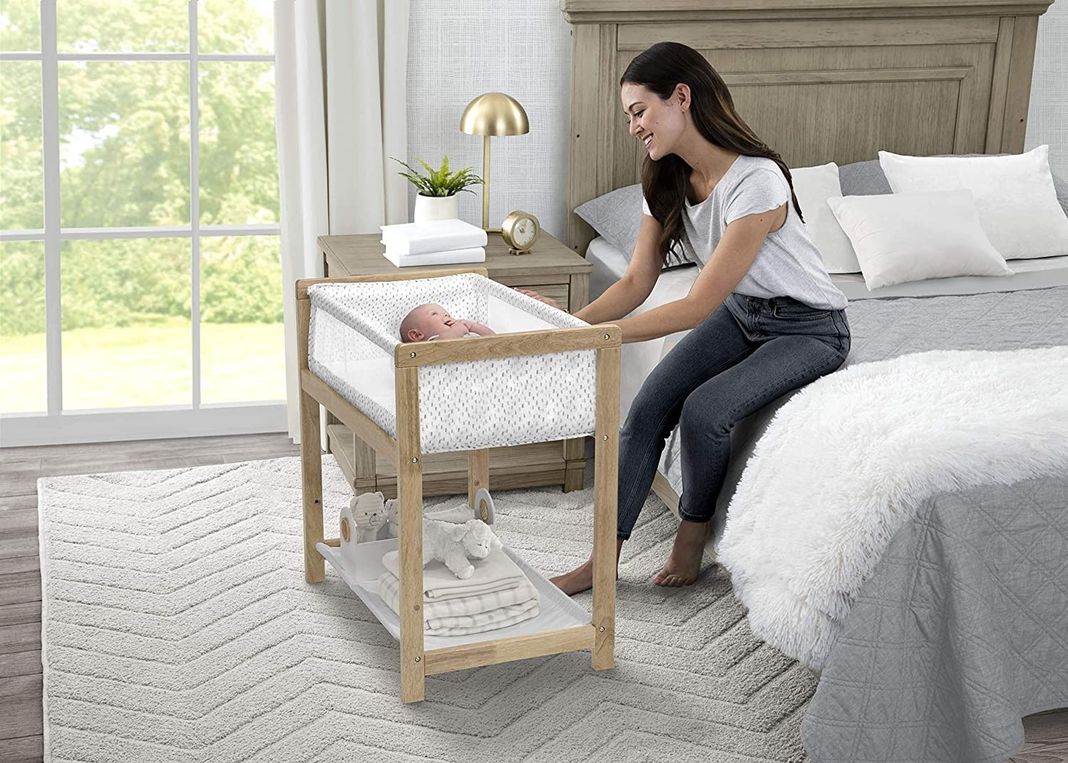 Cuna Moises madera solida - Classic Wood natural-0