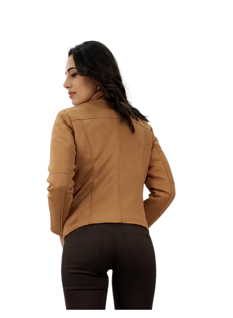 CASACA ACOLCHADA CUELLO MAO CAMEL-2