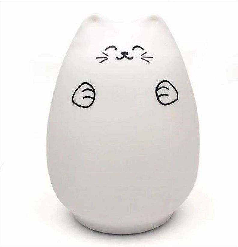 Espantacuco de silicona Gatito Guardián LED Multicolor-0