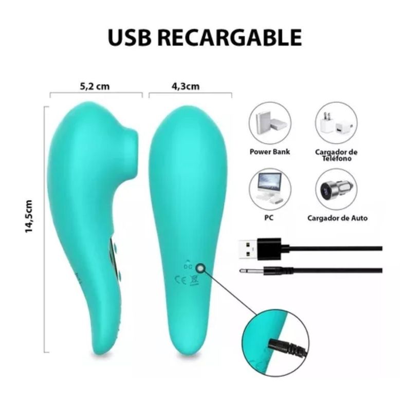 Vibrador Succionador De Clítoris Wy0547-2
