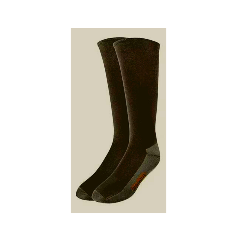 Calcetínes Cobre Bamboo Zaza Sin Costura Diabetico Marron -0