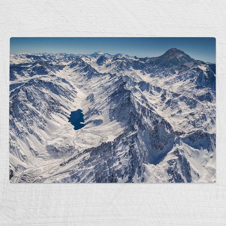 Tabla Grande De Cortar De Cordillera De Los Andes-0