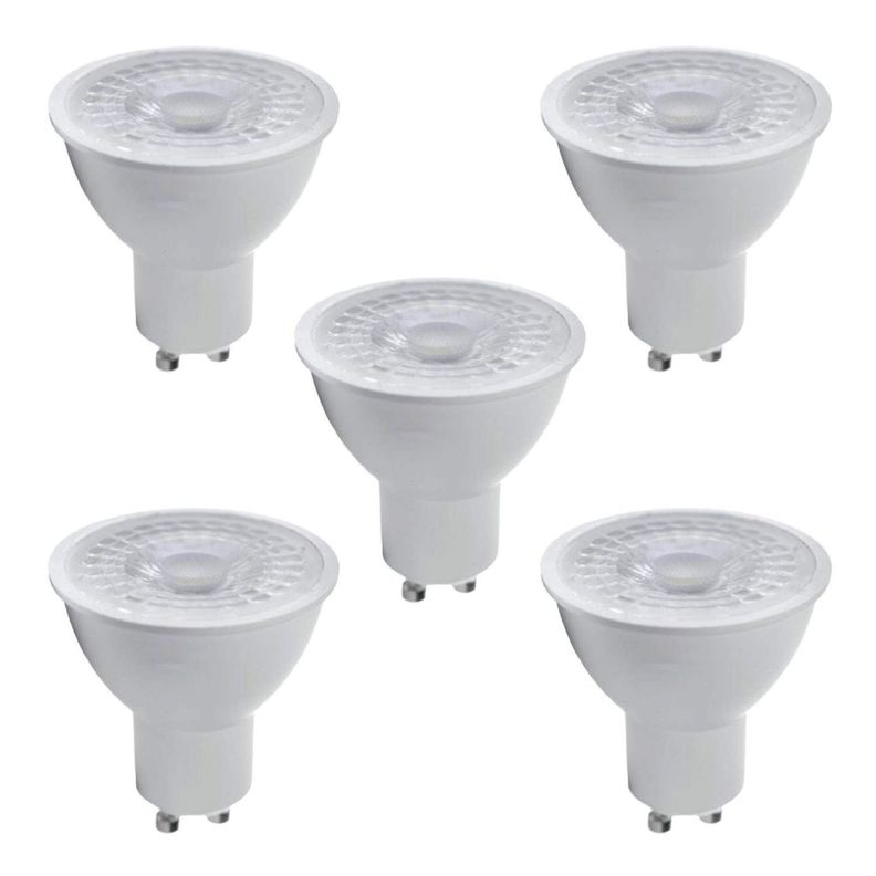 Pack 5 Ampolleta LED Dimeable GU-10 5,5W-0