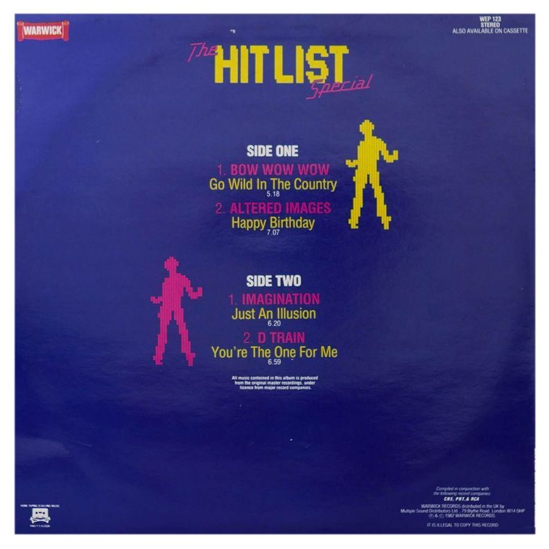D TRAIN/IMAGINATION - YOU'RE THE ONE FOR ME/JUST AN ILLUSION 12" MAXI SINGLE VINILO USADO-1