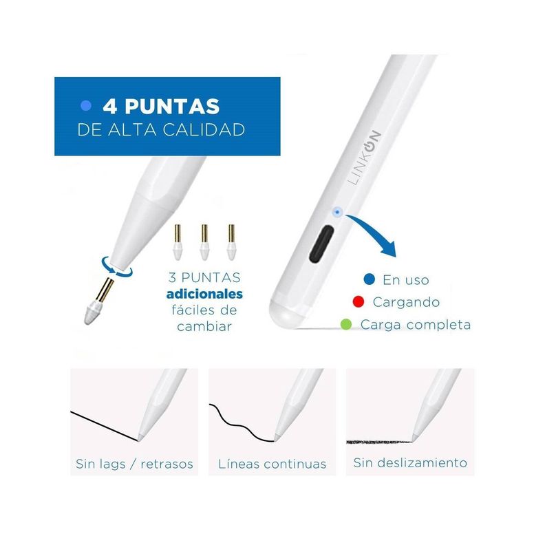 Lapiz Pencil Tactil Stylus para Apple Ipad-1