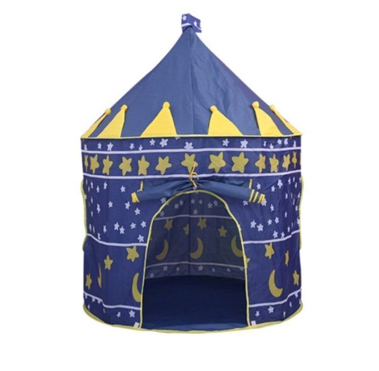 Carpa Castillo Niño portátil - AZUL-0