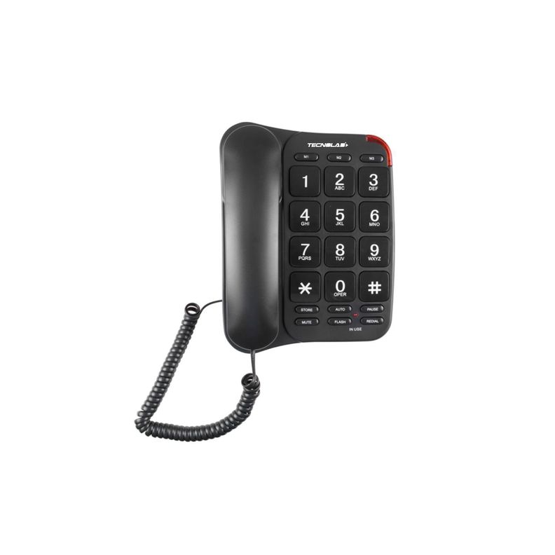 Teléfono Fijo Con Números Grandes - Puntostore-0