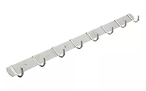 Colgador Perchero Aluminio De Pared Para Toallas Ropa-2