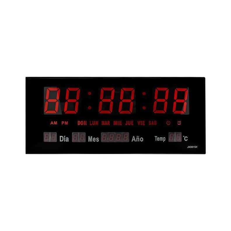 Calendario Led Digital Reloj de Pared-0