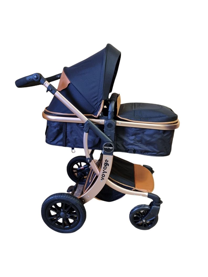 Coche Travel System Genova Black-4
