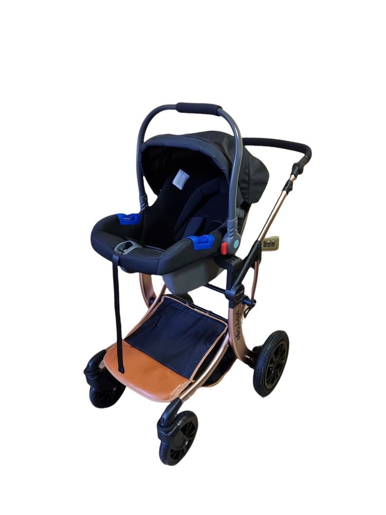 Coche Travel System Genova Black-6