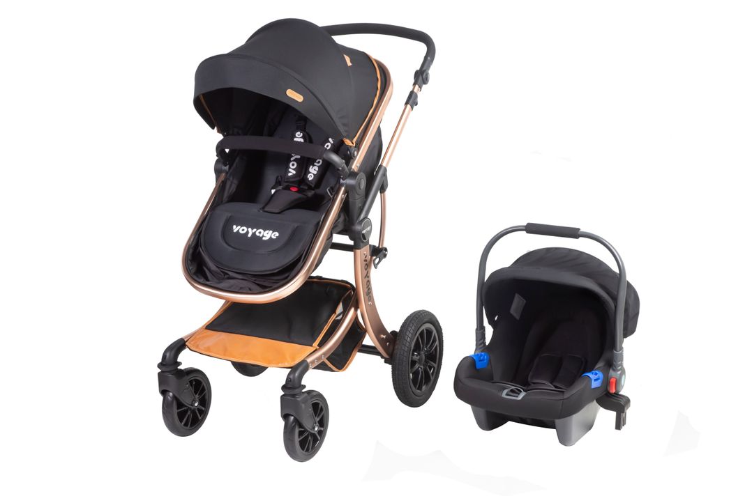Coche Travel System Genova Black-0