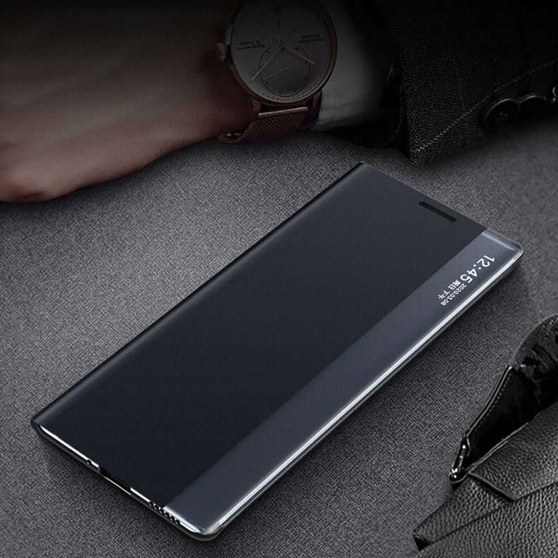 Funda: Huawei P40 Lite - Carcasa Estuche / Negro-5
