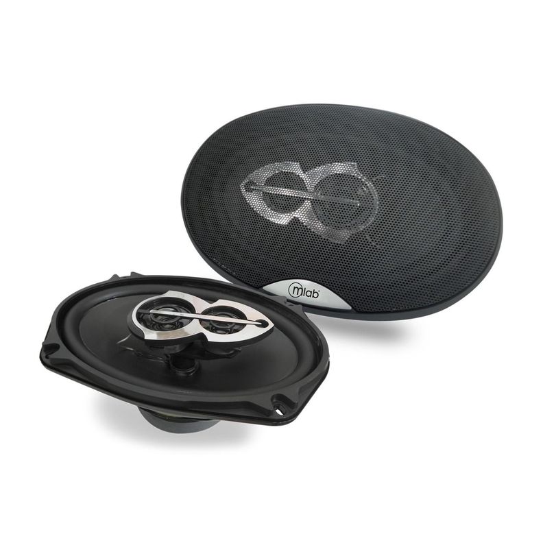 Pack 2 Parlantes 6x9" Para Automovil Negro-0