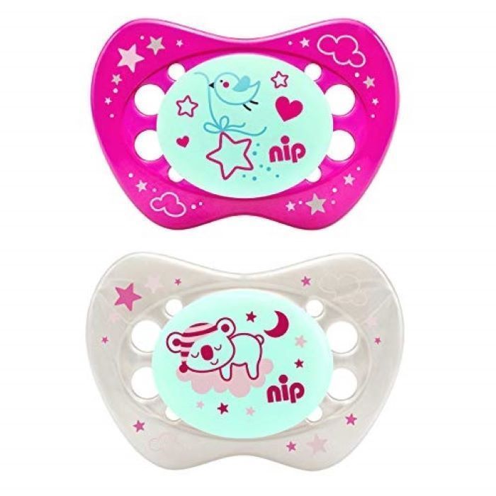 Chupete Night Silicona Oso Pajarito 16-32 meses Nip-1