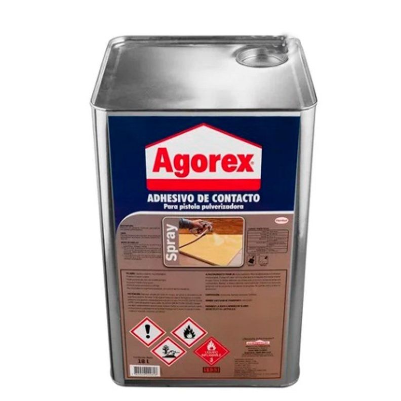 Pegamento Adhesivo De Contacto Multiuso Agorex-60 18 Litros-0