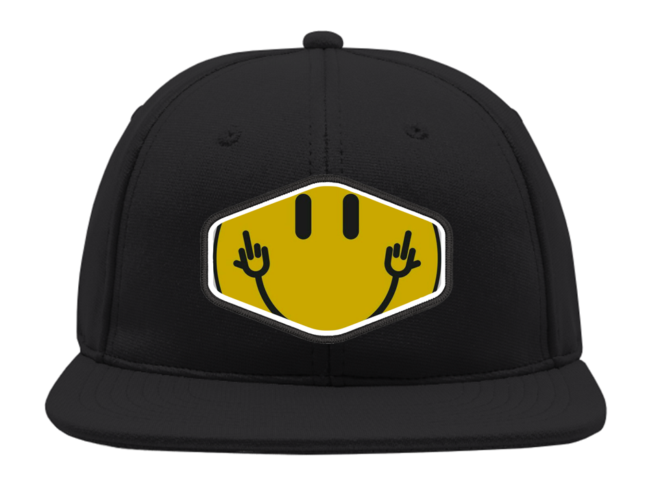 Snapback Gorro Bordado Carita Fuck-0