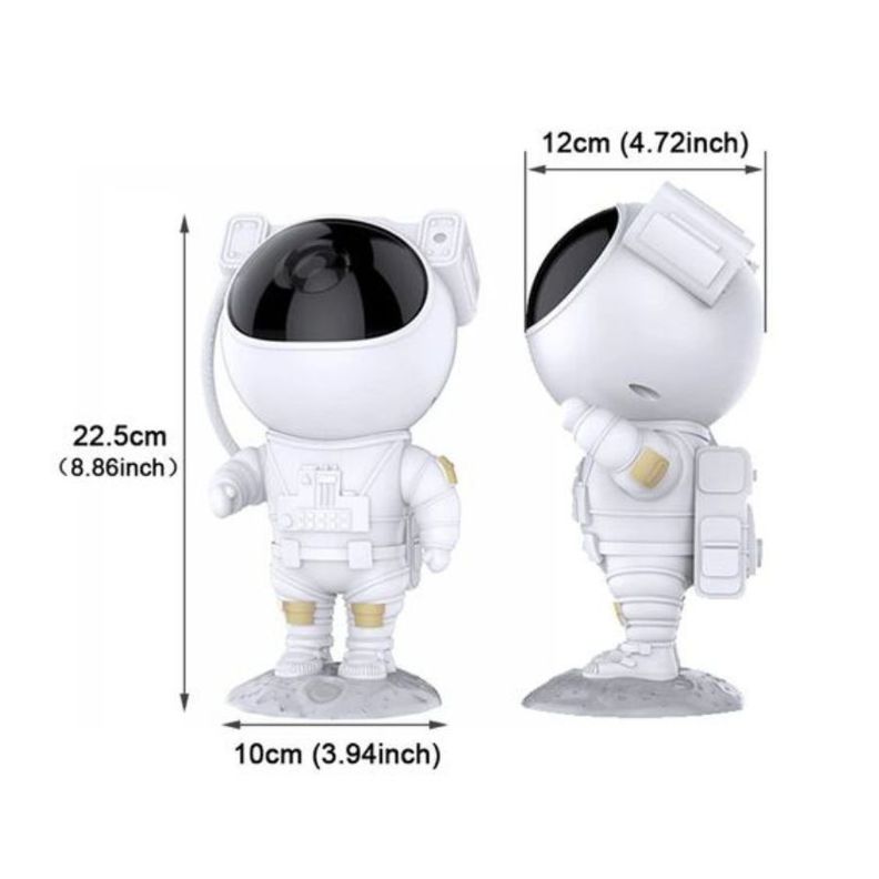 Lámpara De Noche De Astronauta con Proyector de Estrellas-2