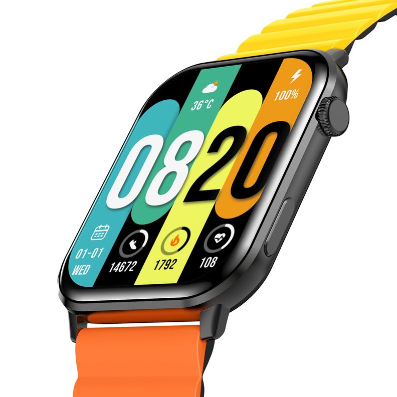 Smartwatch Kieslect Ks Negro Llamadas Protector y Correa Adicional-2