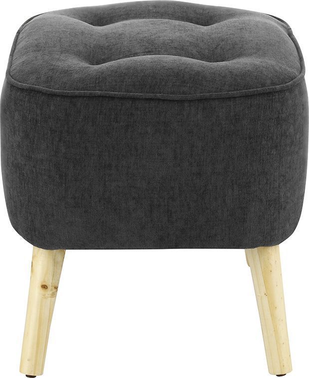 Pouf  Máxima Gris Oscuro Altea 55x45x45 cm Máxima Design-2