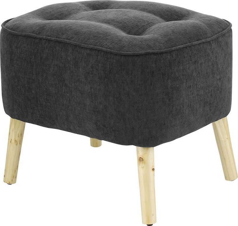 Pouf  Máxima Gris Oscuro Altea 55x45x45 cm Máxima Design-1