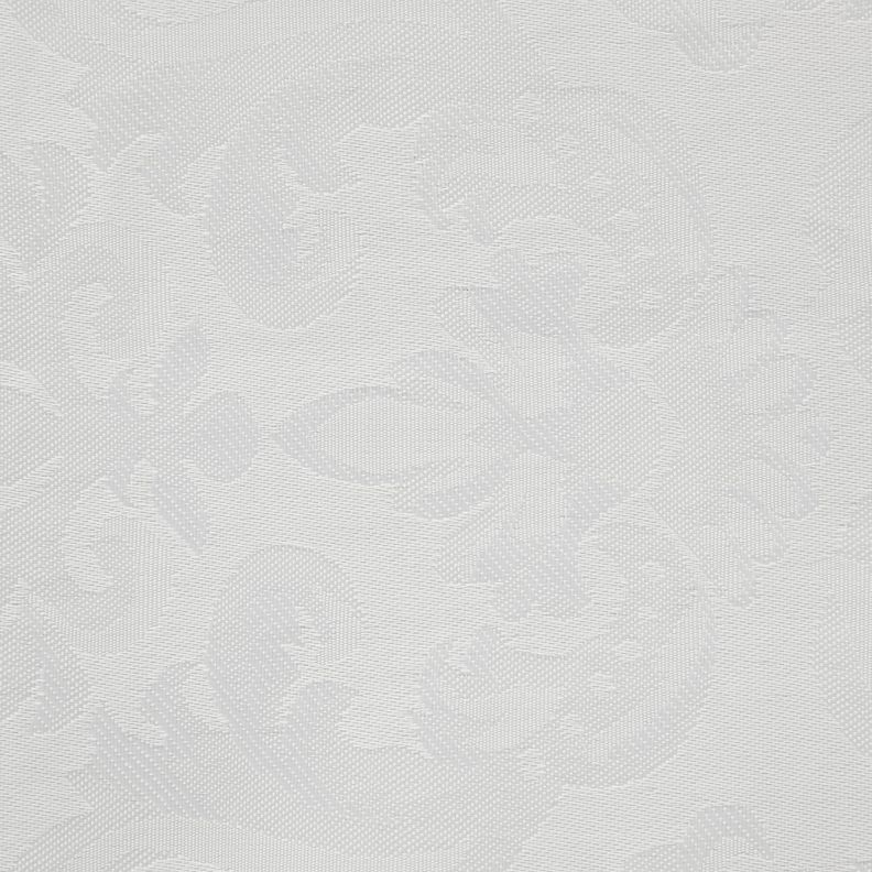 Mantel Redondo Flor De Lis Blanco-1
