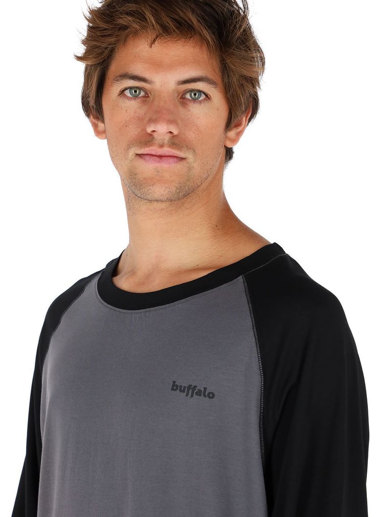 Polera Manga Larga Dubia Gris Hombre-3