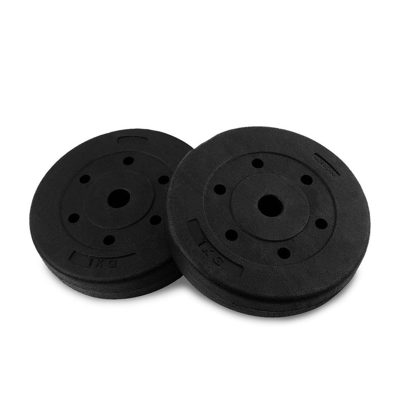Disco de Cemento 1 Kg para Barra PVC Negro-3