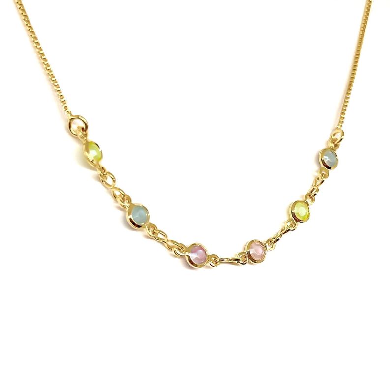 Collar Choker Mia Niña Enchapado Oro 18K-1