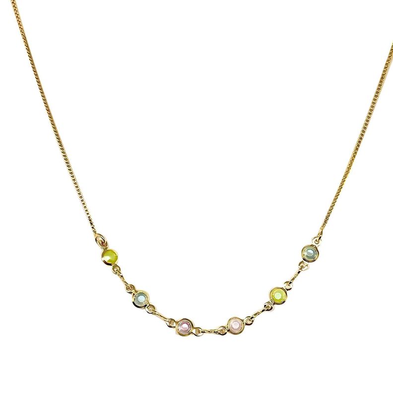 Collar Choker Mia Niña Enchapado Oro 18K-0
