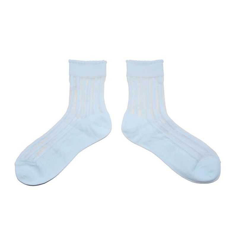Calcetines con diseño,Transparentes,  NW, modelo crew, 5 pares-4