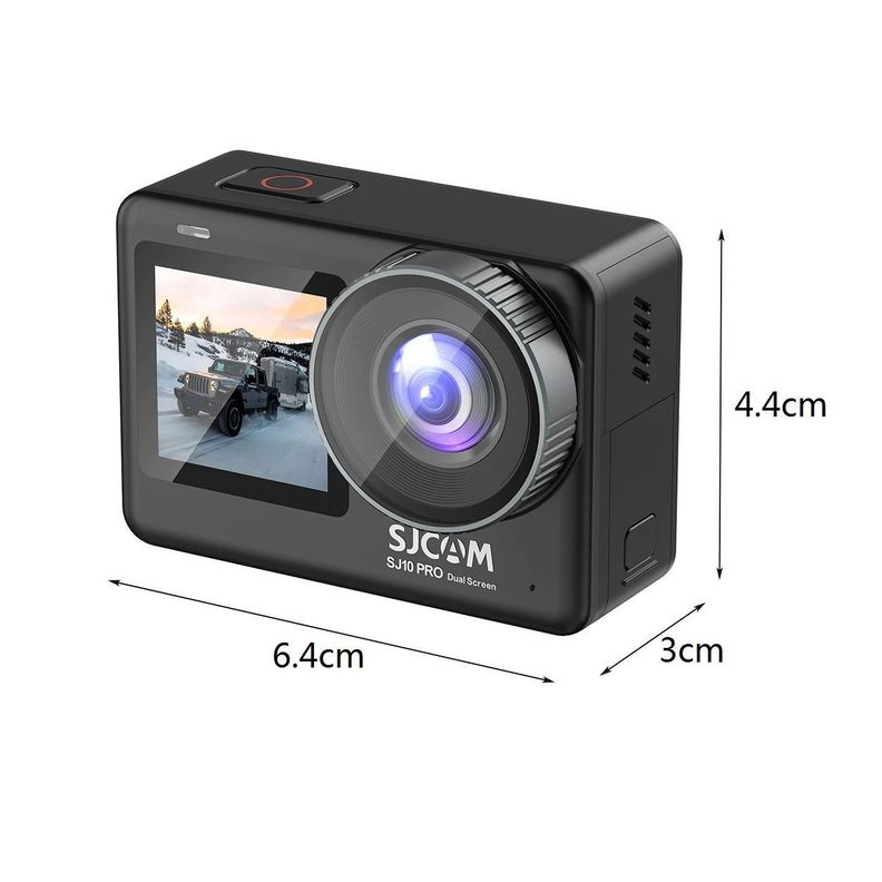 Cámara Deportiva SJCAM SJ10 PRO Dual 4K 60FPS Estabilizador giroscópico-4