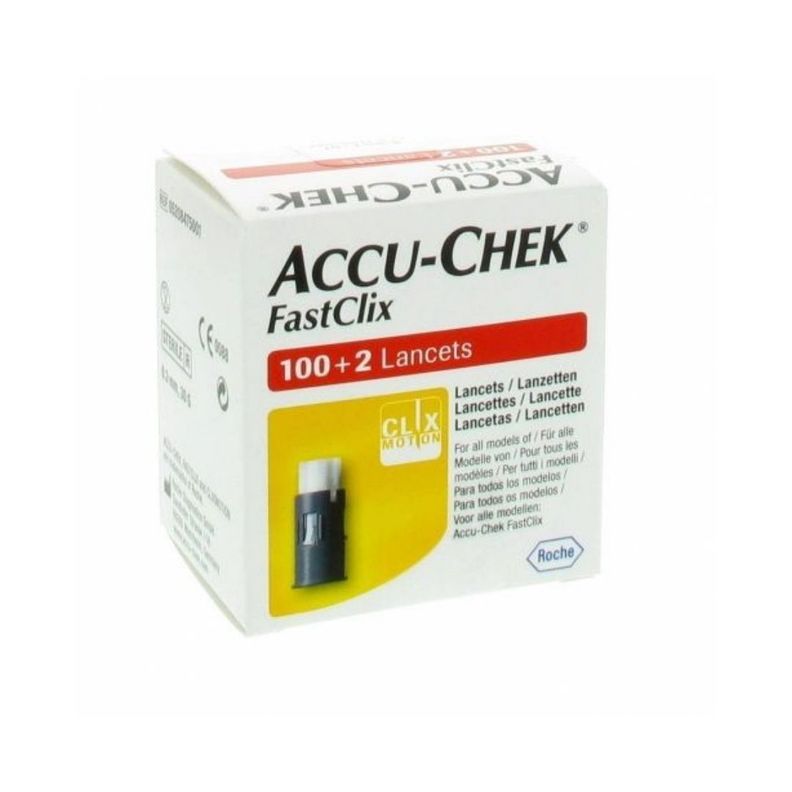 Lancetas Accu-chek® Fastclix 102 Unidades (performa)-0