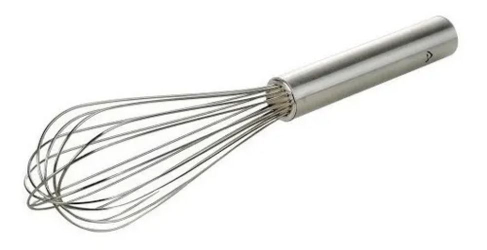 Batidor Mezclador Manual 30 Cm Acero Inoxc Cocina Repostería-0