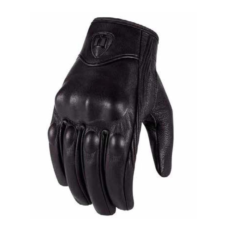 Guantes de Moto Antideslizante Protector de Nudillos Talla M -0