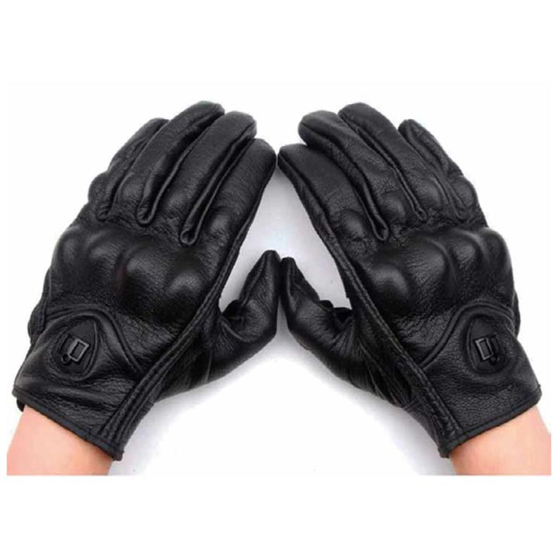 Guantes de Moto Antideslizante Protector de Nudillos Talla M -1