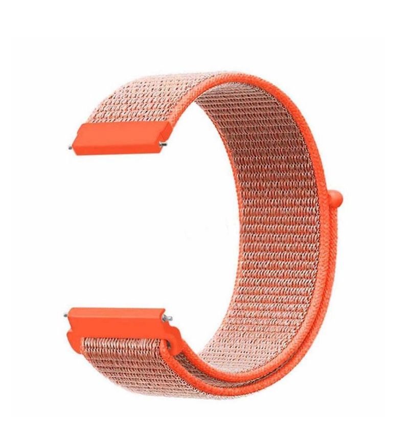 Correa Nylon Compatible Huawei Gt-gt2-gt3 46mm 22mm Naranja-0