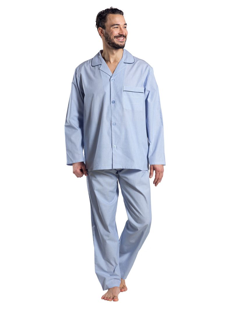 PIJAMA LARGO ALGODÓN