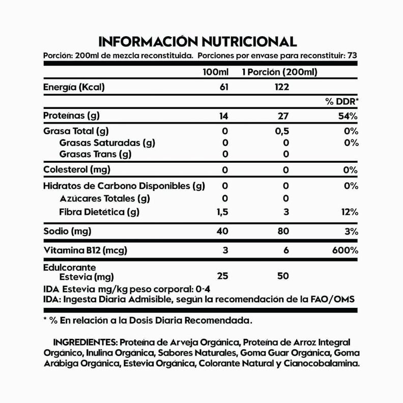 Proteina vegana 73 Sv 5 libras vainilla arroz con leche - Italo Grottini-1