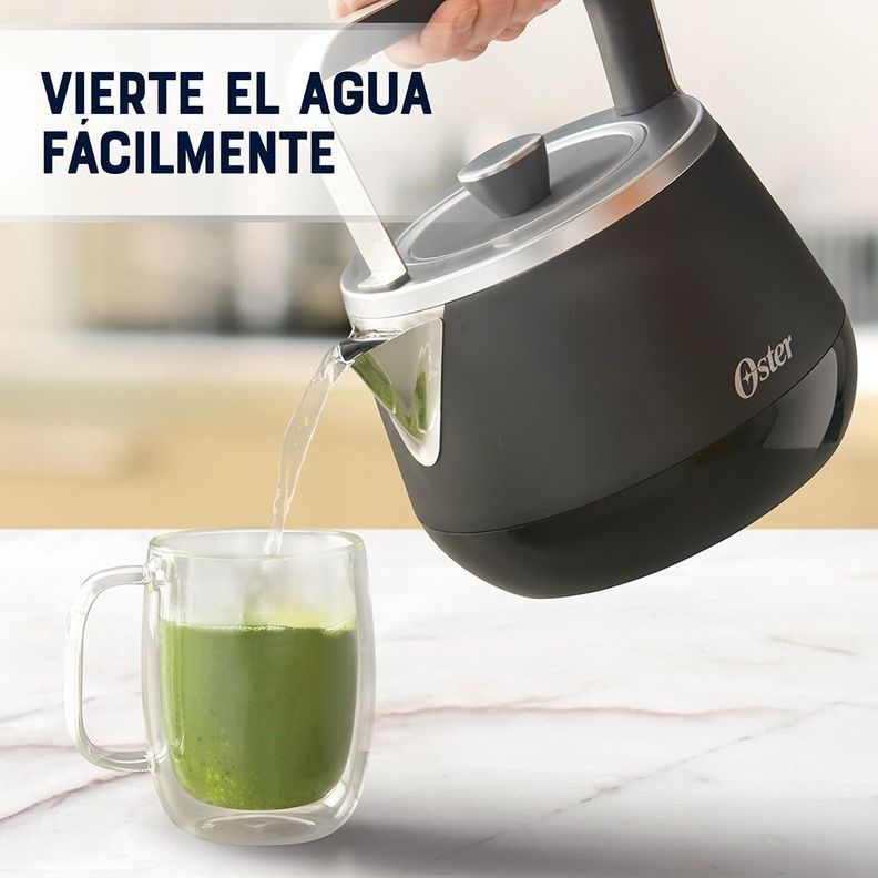 Hervidor eléctrico Oster® premium con capacidad de 1.5L BVSTKT4510B-4