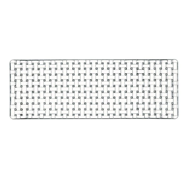 Plato Rectangular 42 Cms Bossa Nova Transparente