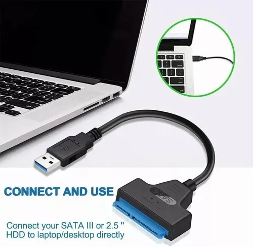 Cable Adaptador Sata A Usb 3 Para Disco Duros Notebooks 2.5-1