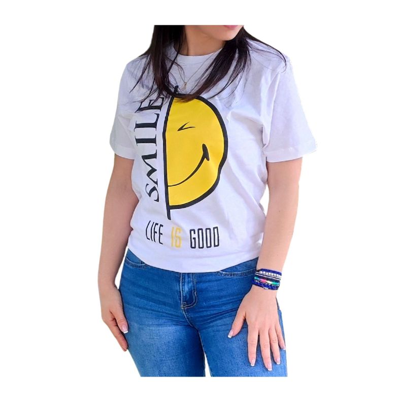 Polera Manga Corta Algodón-0