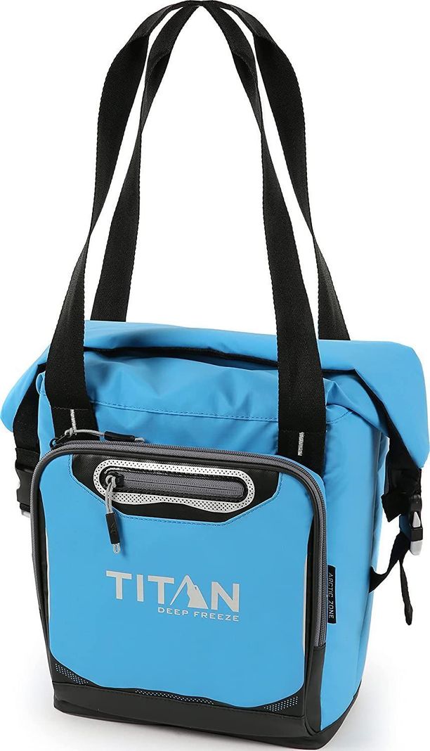 Cooler Deep Freeze 12 Latas Plegable Celeste Titan-0