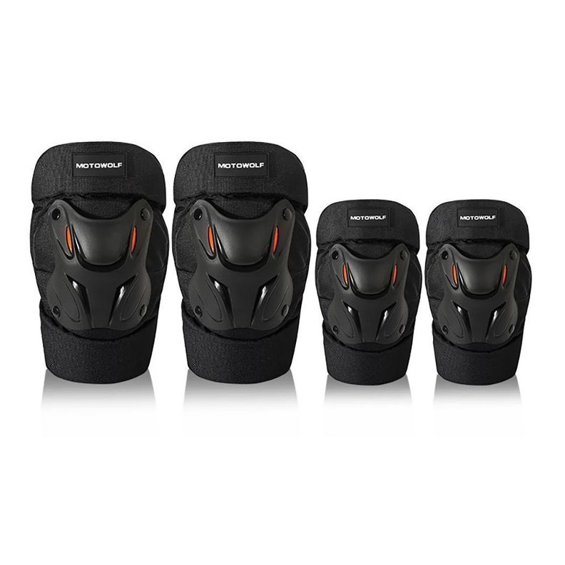 Rodilleras y Coderas para motociclismo MotoWolf 1010-0